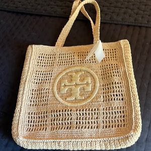 Tory Burch Ella-Hand Crocheted Tote